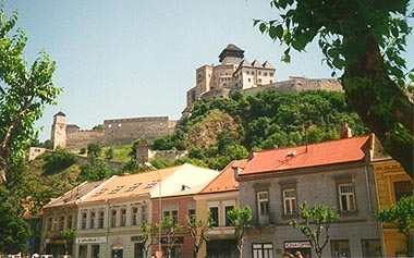 Treniansky hrad / foto a sken Zuzana